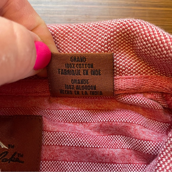 Bob Timberlake Red Stripe Polo - XL - Picture 5 of 8